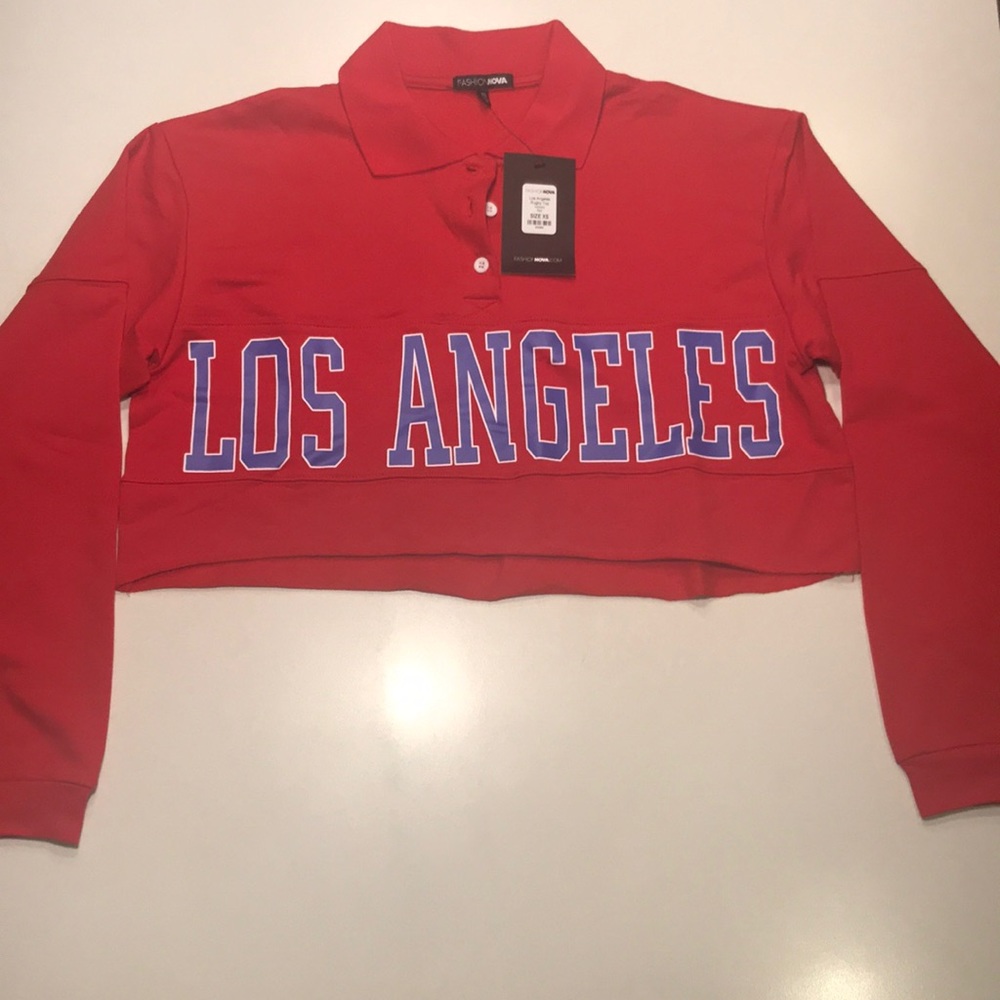 Fashion Nova Los Angeles Rugby Top